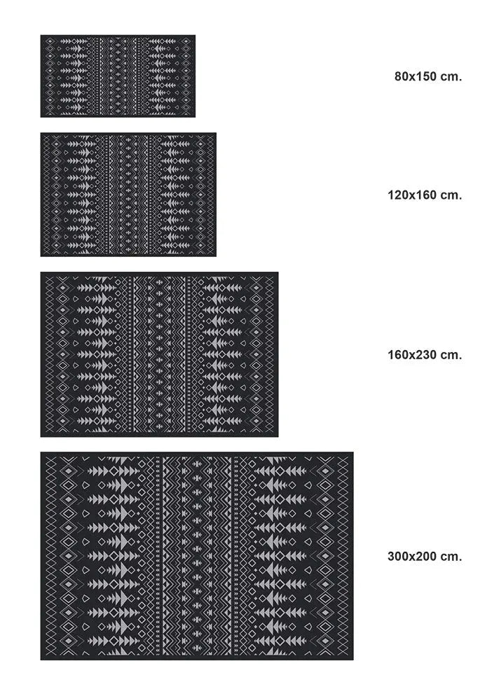 Alfombra Exterior Bali Negro Home & Living