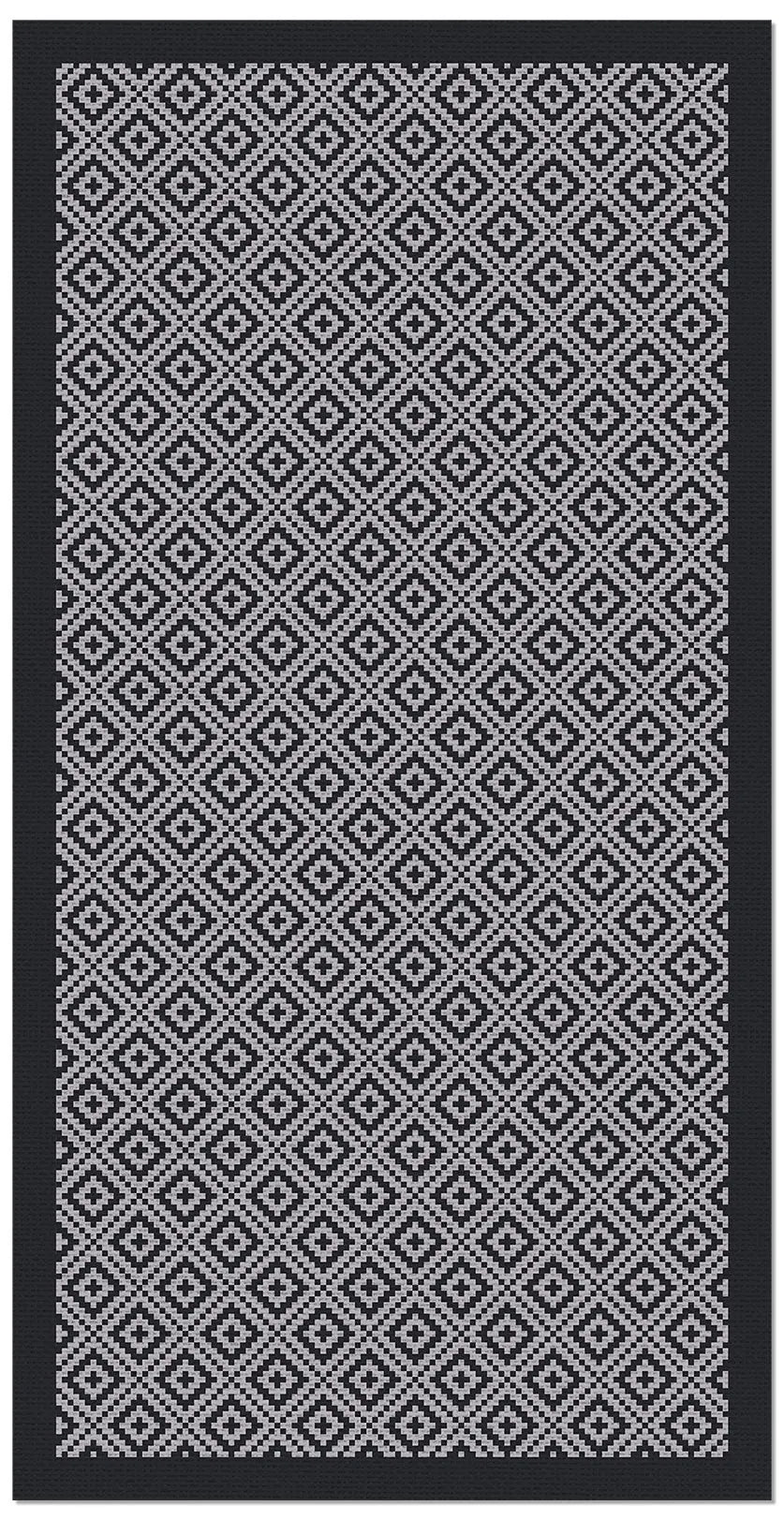 Alfombra Exterior Inca Negro Home & Living