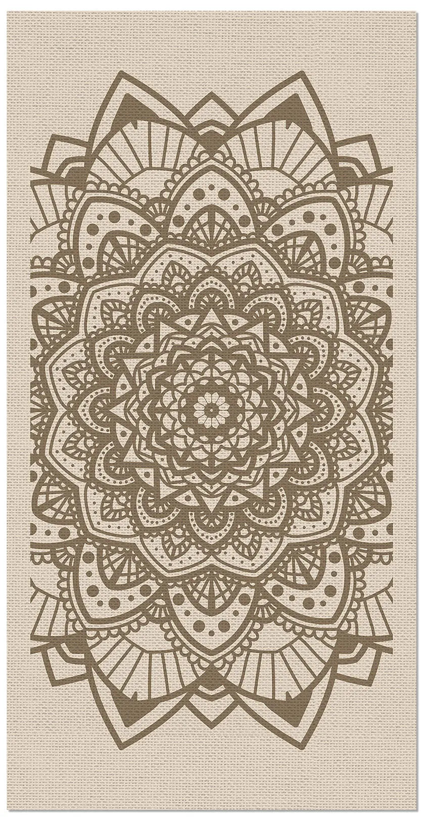 Alfombra Exterior Mandala Marrón Home & Living