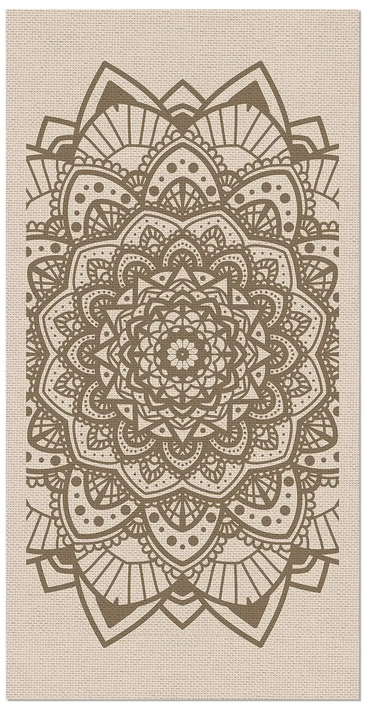 Alfombra Exterior Mandala Marrón Home & Living