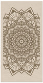 Alfombra Exterior Mandala Marrón Home & Living