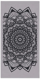 Alfombra Exterior Mandala Negro Home & Living