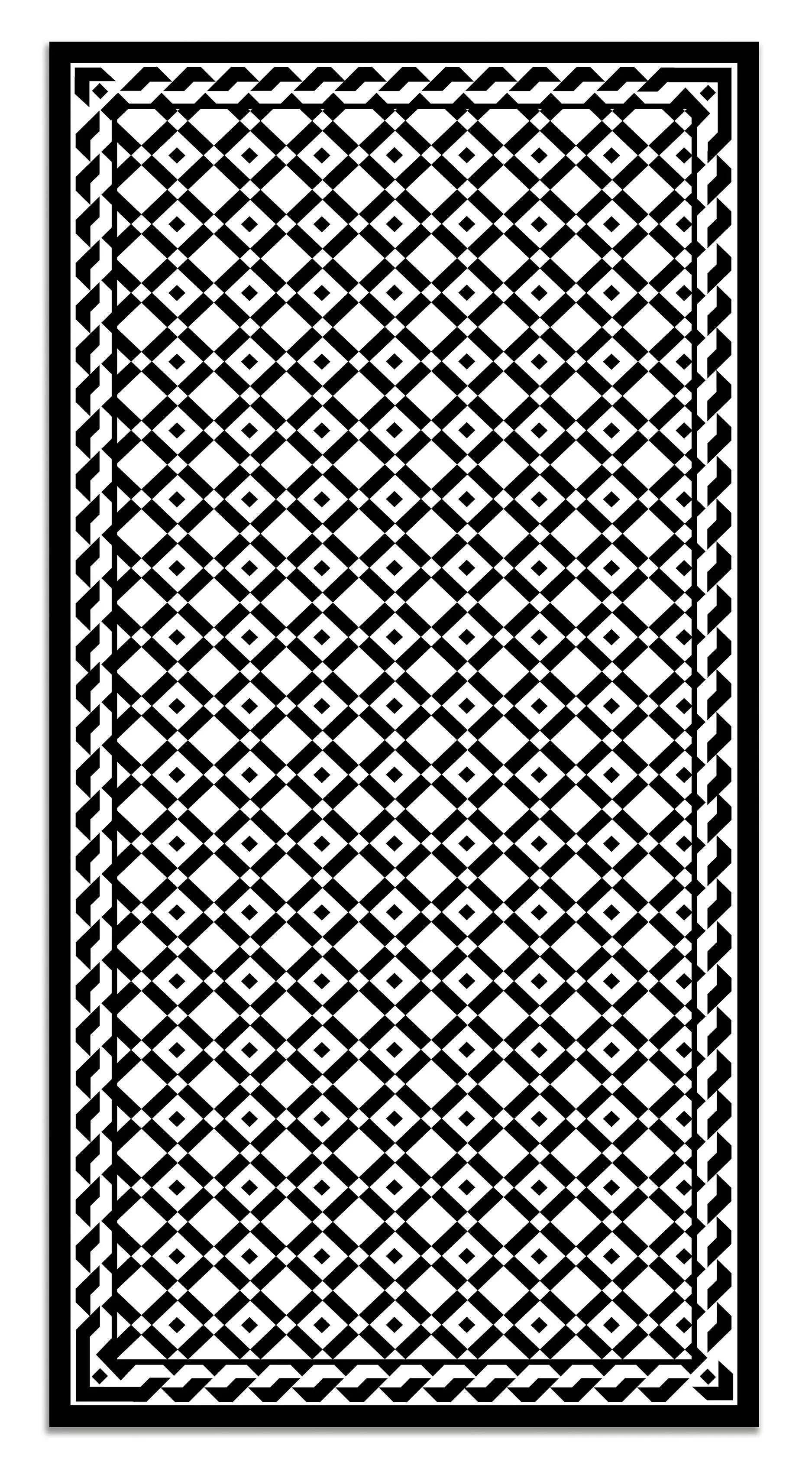 Alfombra Geometría Cuadrados freeshipping - Home and Living