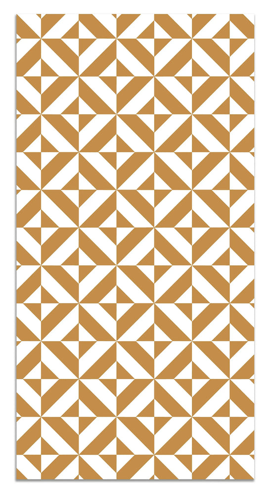 Alfombra Geometría Mostaza freeshipping - Home and Living