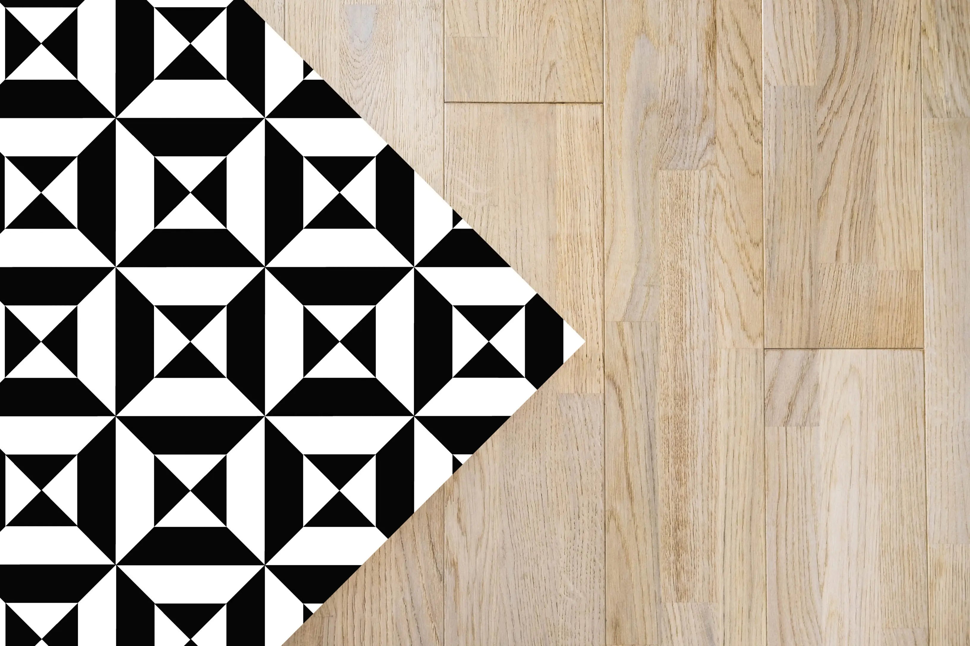 Alfombra Geometría Negra freeshipping - Home and Living
