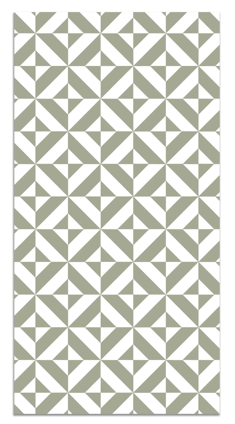 Alfombra Geometría Verde freeshipping - Home and Living