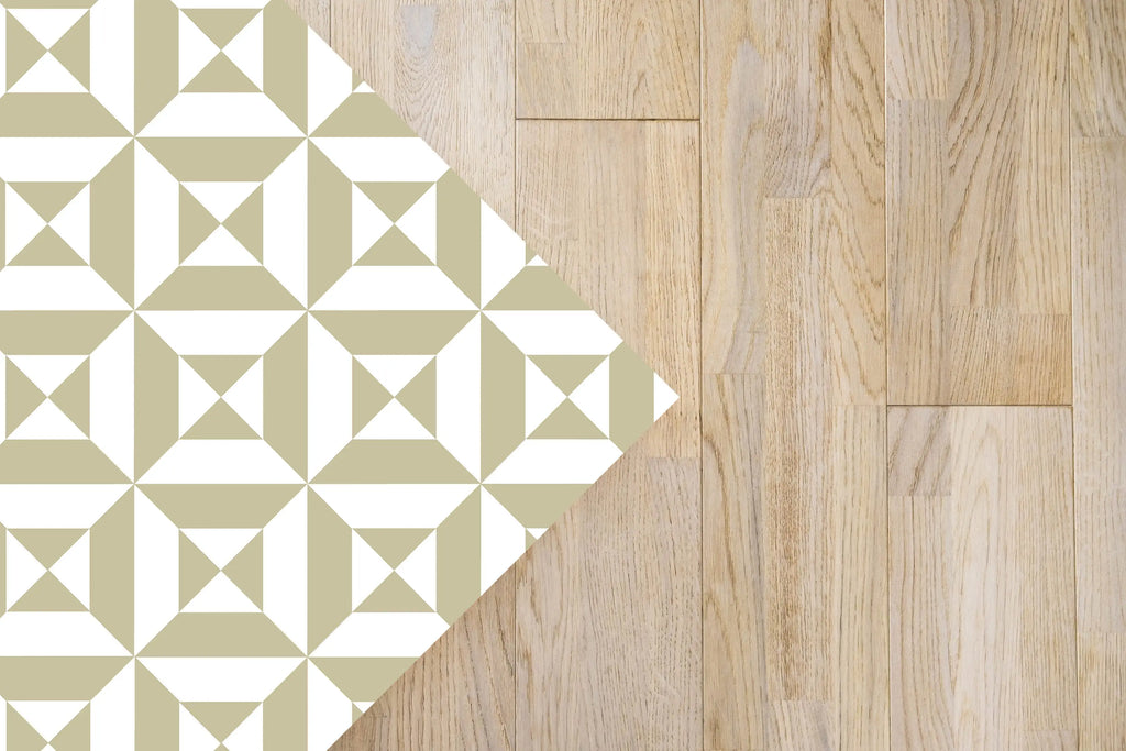 Alfombra Geometría Verde Pastel freeshipping - Home and Living