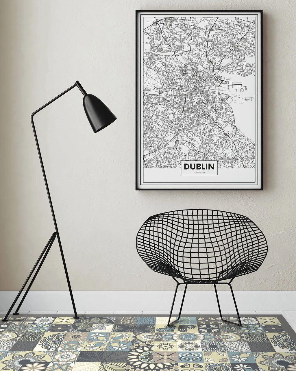 Alfombra Hidráulica Azul freeshipping - Home and Living