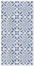 Alfombra Hidráulica Geométrica Azul Home & Living