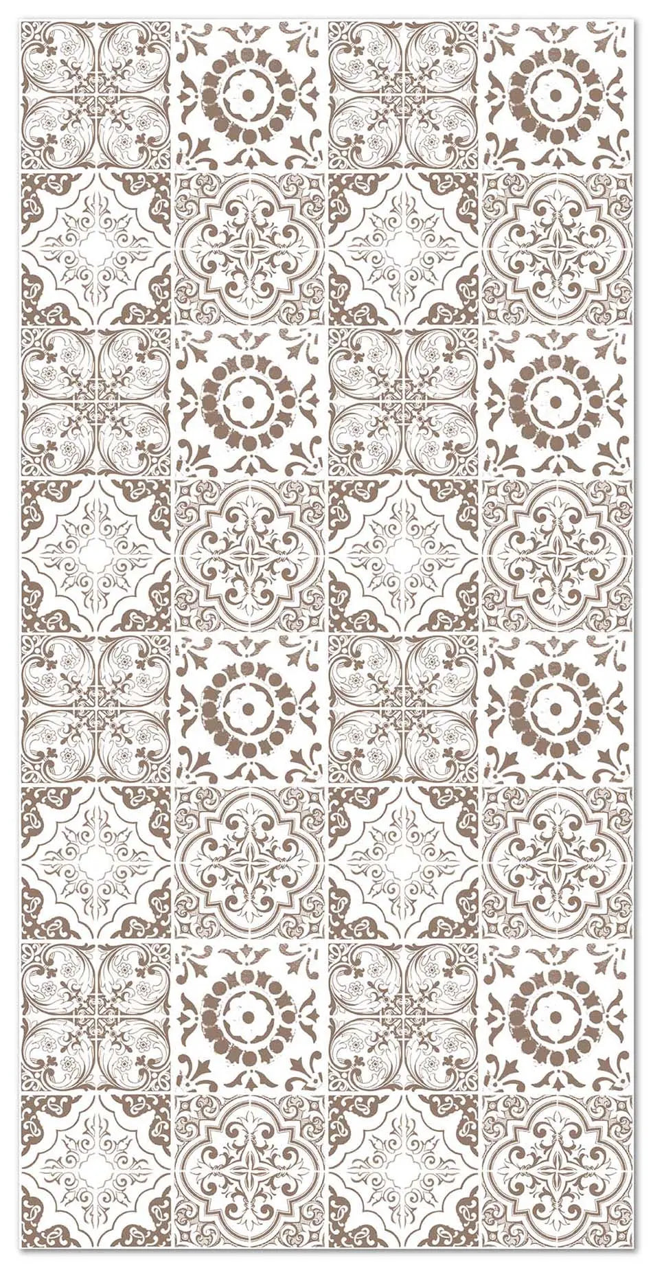 Alfombra Hidráulica Granada Marrón Home & Living