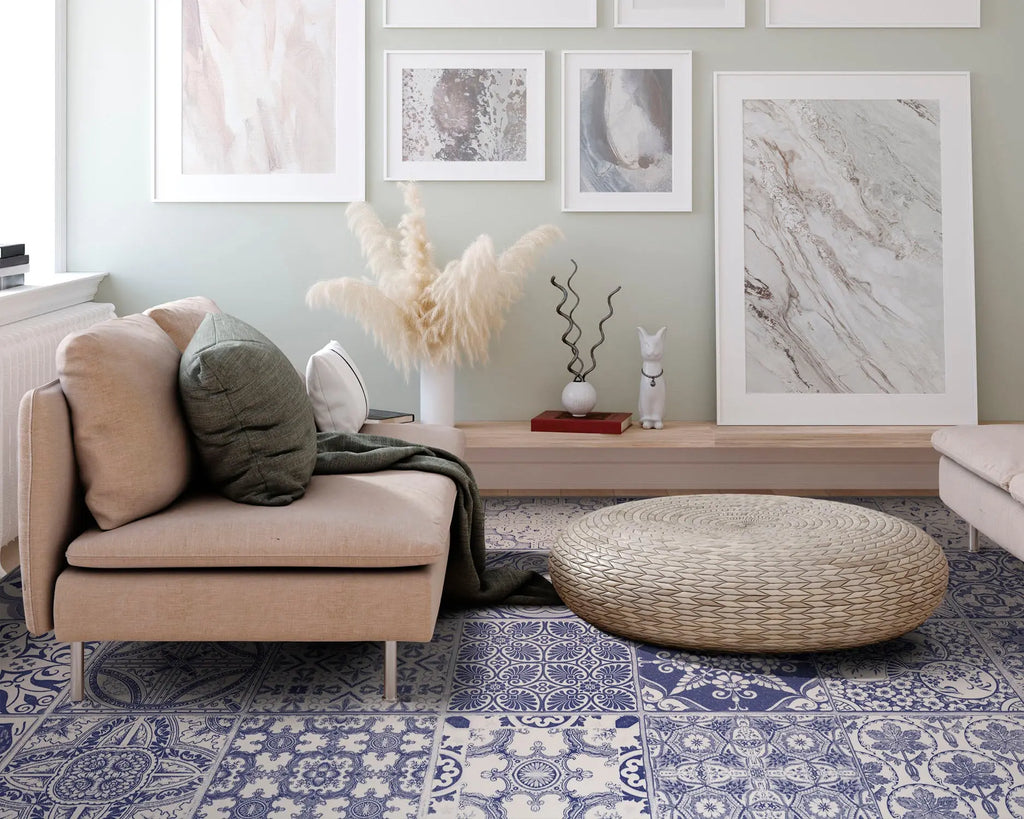 Alfombra Hidráulica Jaén Azul Home & Living