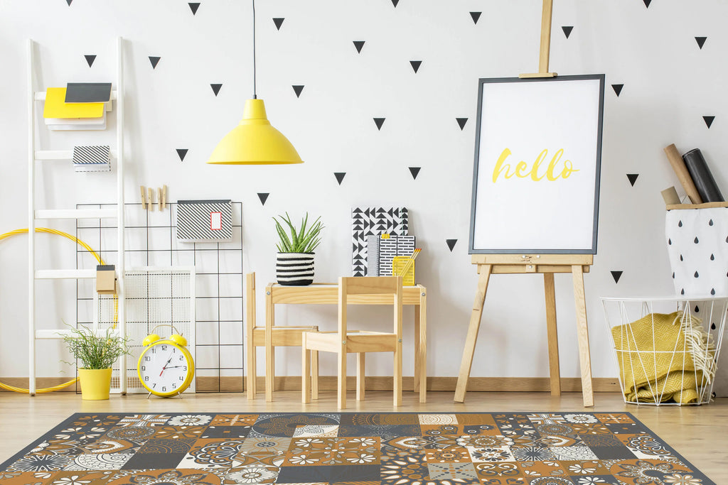 Alfombra Hidráulica Naranja freeshipping - Home and Living