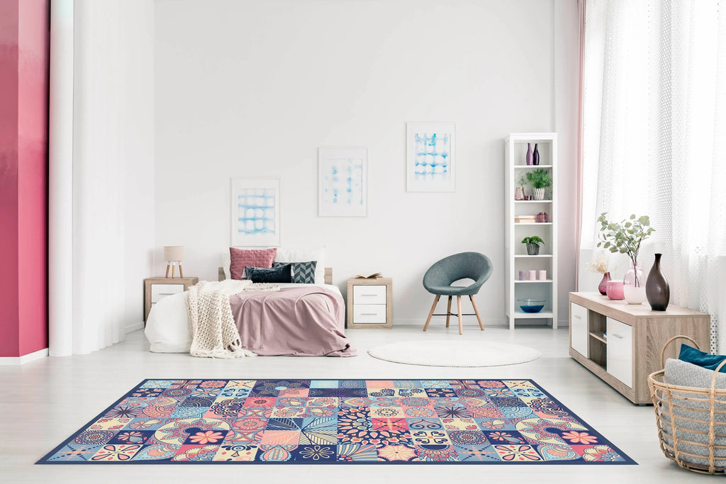 Alfombra Hidráulica Rosa freeshipping - Home and Living