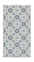 Alfombra Hidráulica Tipo Oriental Azul freeshipping - Home and Living