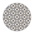 Alfombra Hidráulica Tipo Oriental Gris Redonda freeshipping - Home and Living