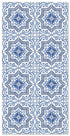 Alfombra Hidráulica Toledo Azul Home & Living