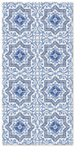 Alfombra Hidráulica Toledo Azul Home & Living