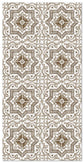 Alfombra Hidráulica Toledo Marrón Home & Living