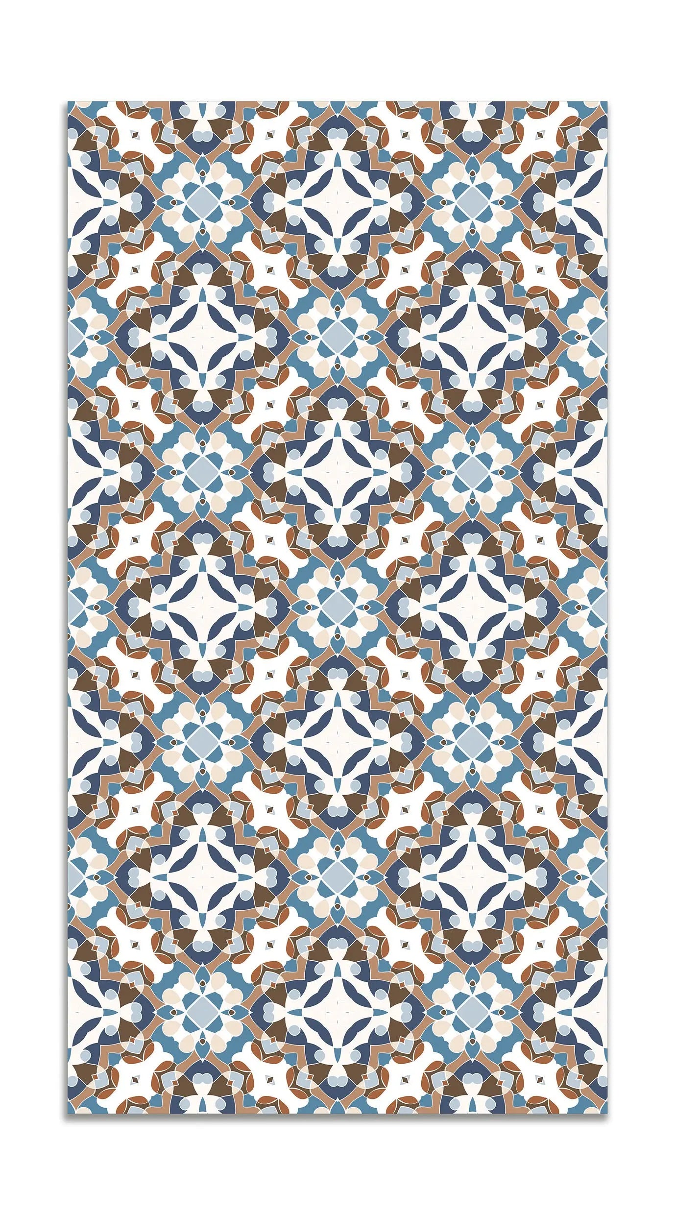 Alfombra Hidráulico Oriental Azul freeshipping - Home and Living