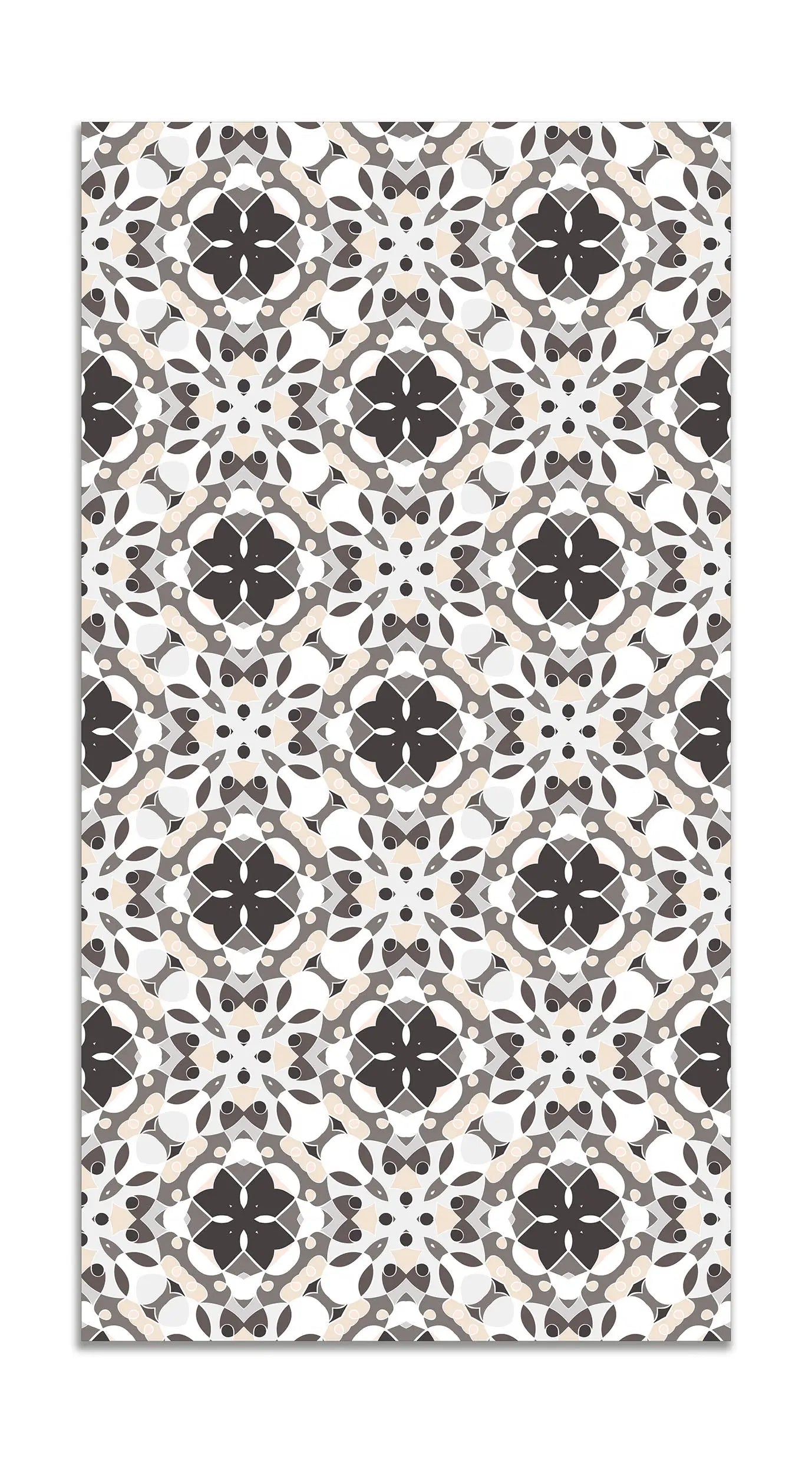 Alfombra Hidráulico Oriental Mosaico Gris freeshipping - Home and Living