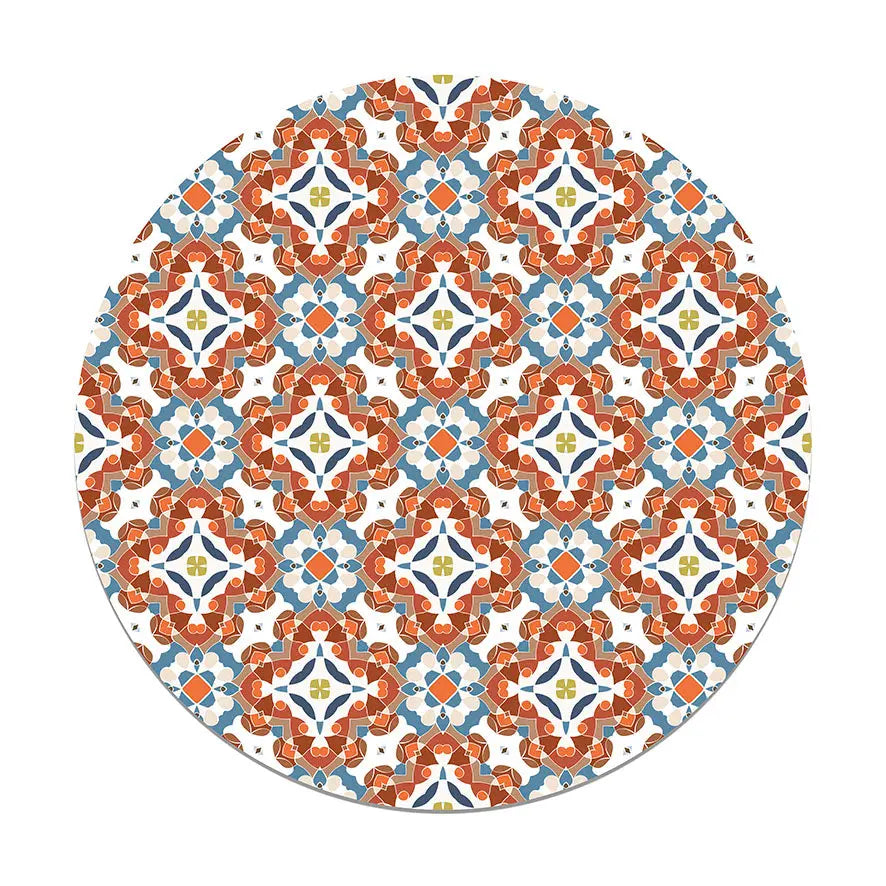 Alfombra Hidráulico Oriental Original Redonda freeshipping - Home and Living