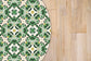 Alfombra Hidráulico Oriental Verde Redonda freeshipping - Home and Living