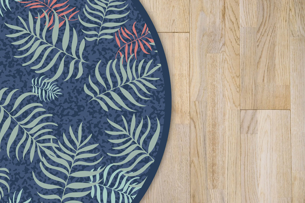Alfombra Hojas Redonda freeshipping - Home and Living