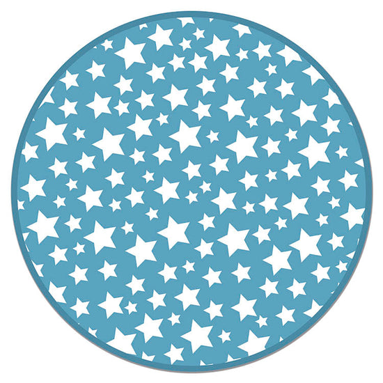 Alfombra Infantil Estrellas Azul Redonda Home & Living 