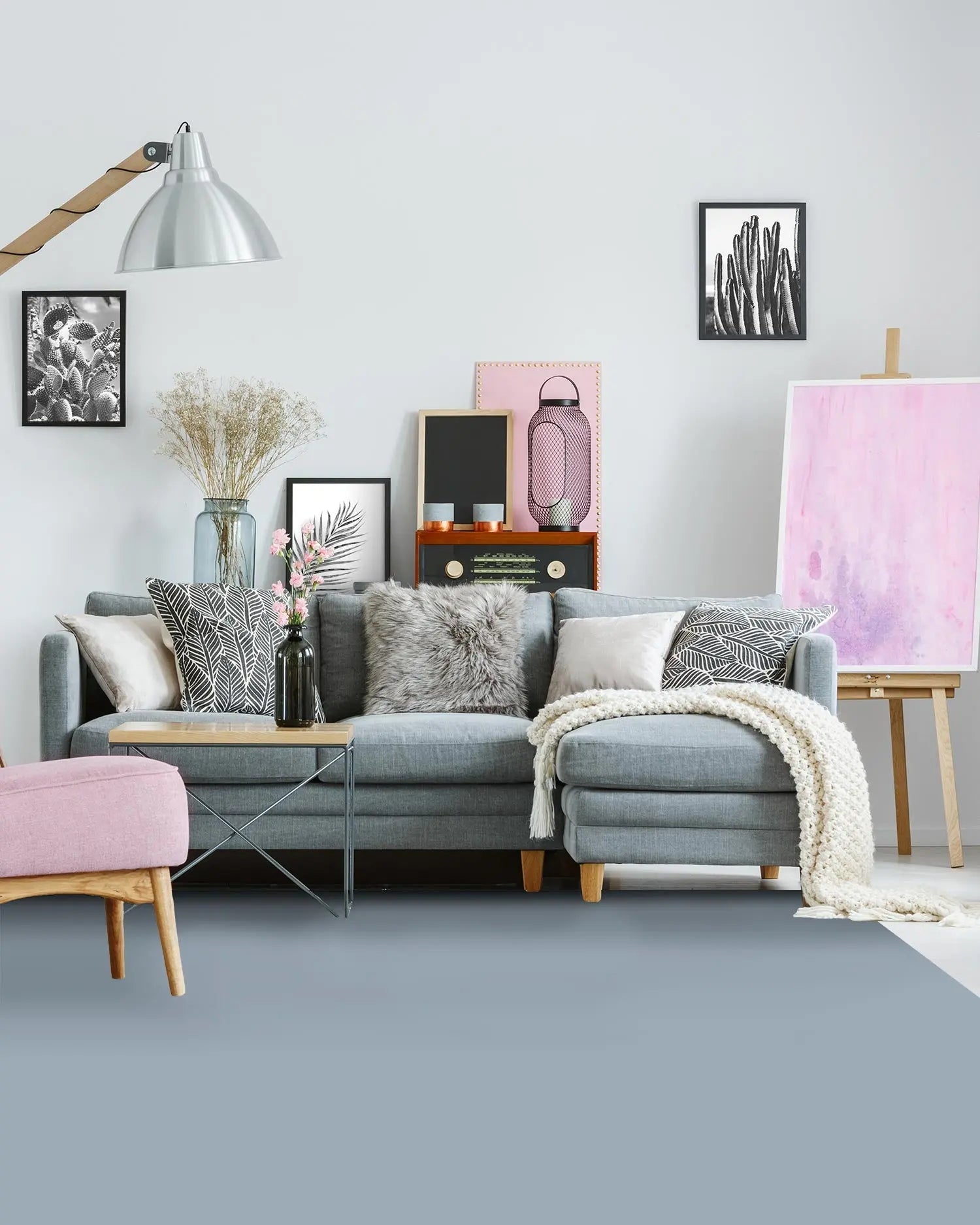 Alfombra Lisa Azul freeshipping - Home and Living