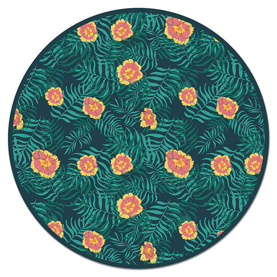 Alfombra Plantas Redonda Home & Living