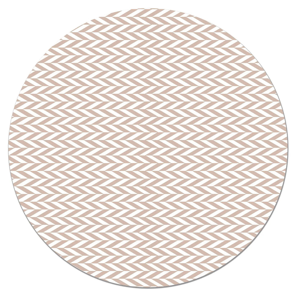 Alfombra Redonda Espigas Rosa freeshipping - Home and Living