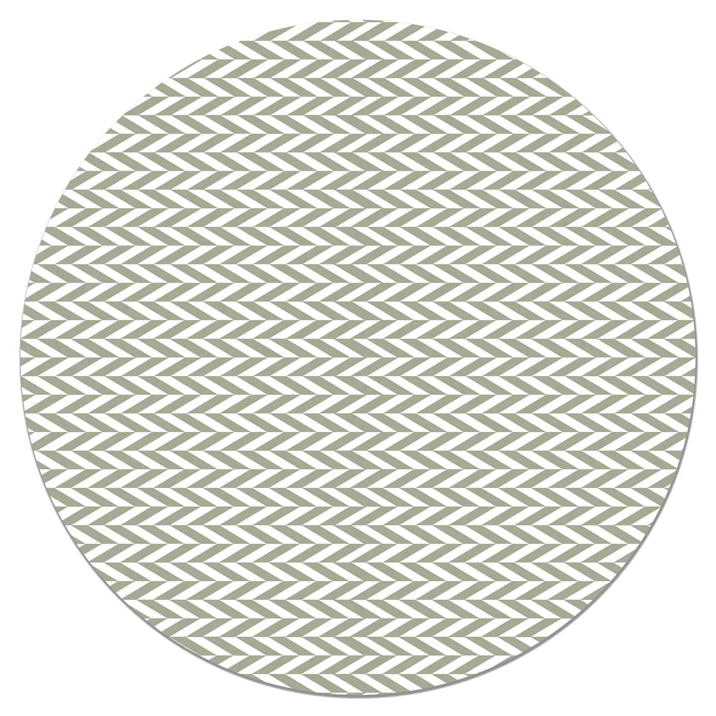 Alfombra Redonda Espigas Verde freeshipping - Home and Living