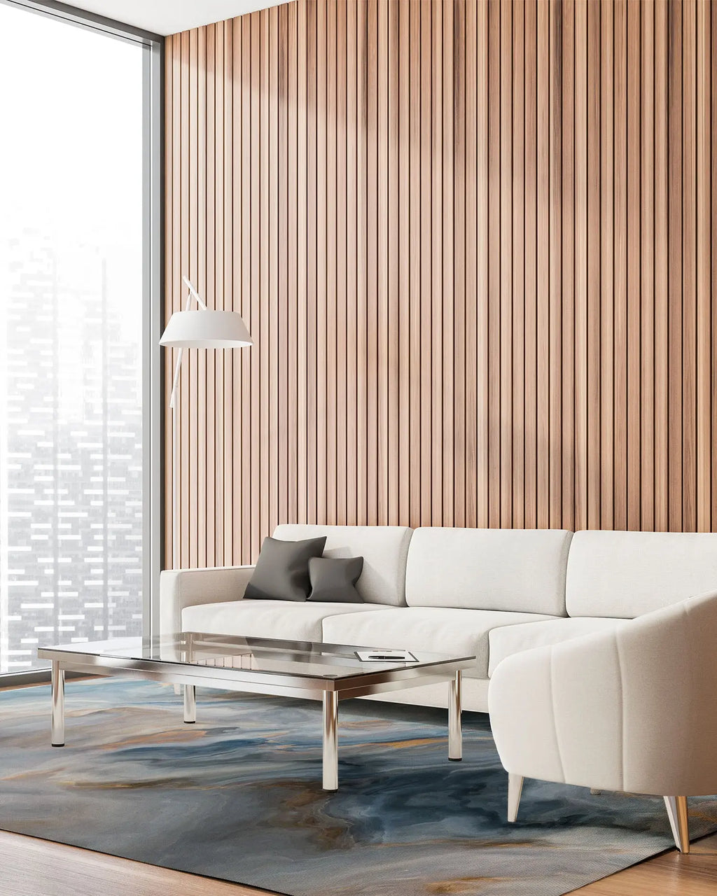 Alfombra Vinílica Mármol Azul y Naranja freeshipping - Home and Living