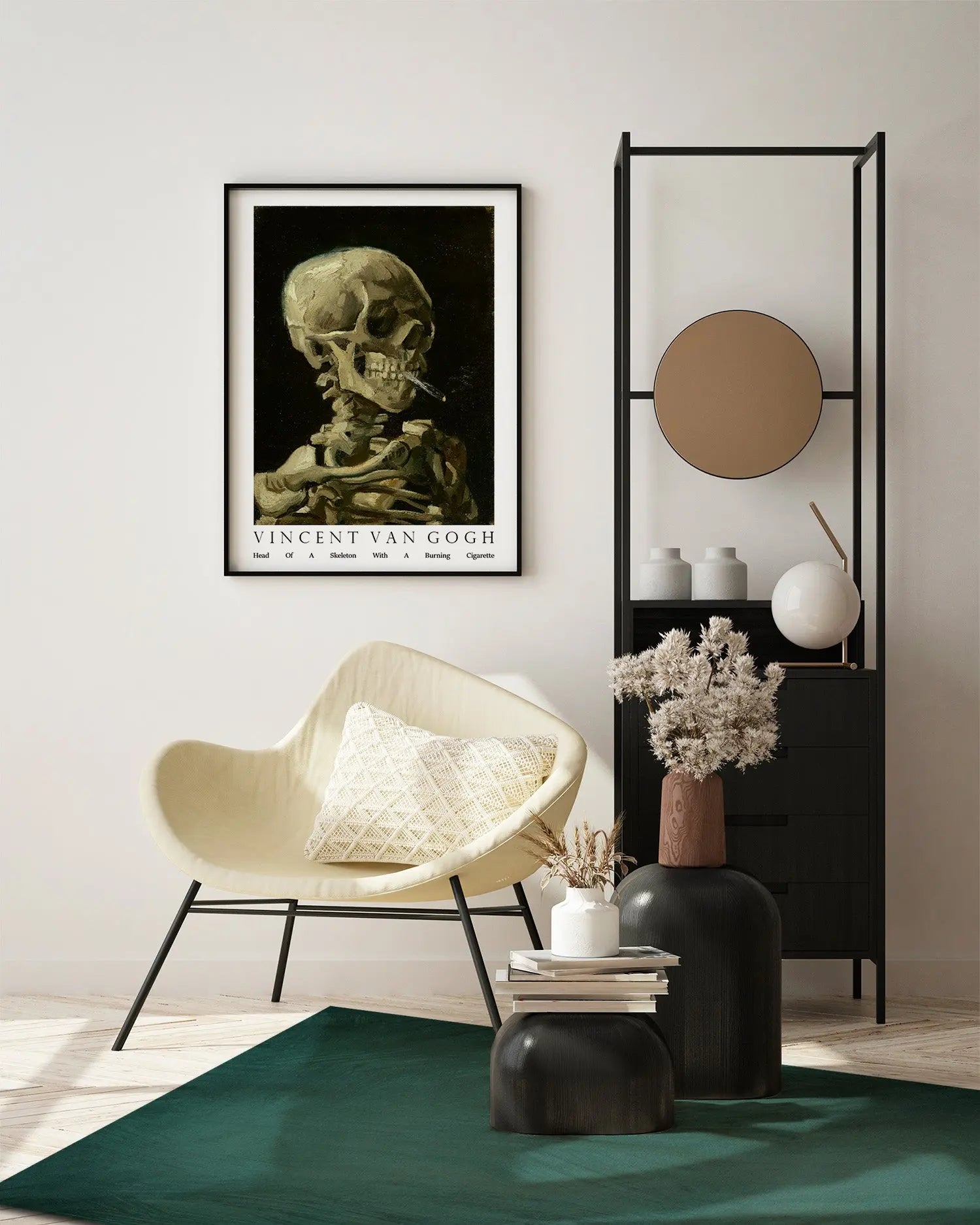 Alfombra Vinílica Mármol Verde Oscuro freeshipping - Home and Living