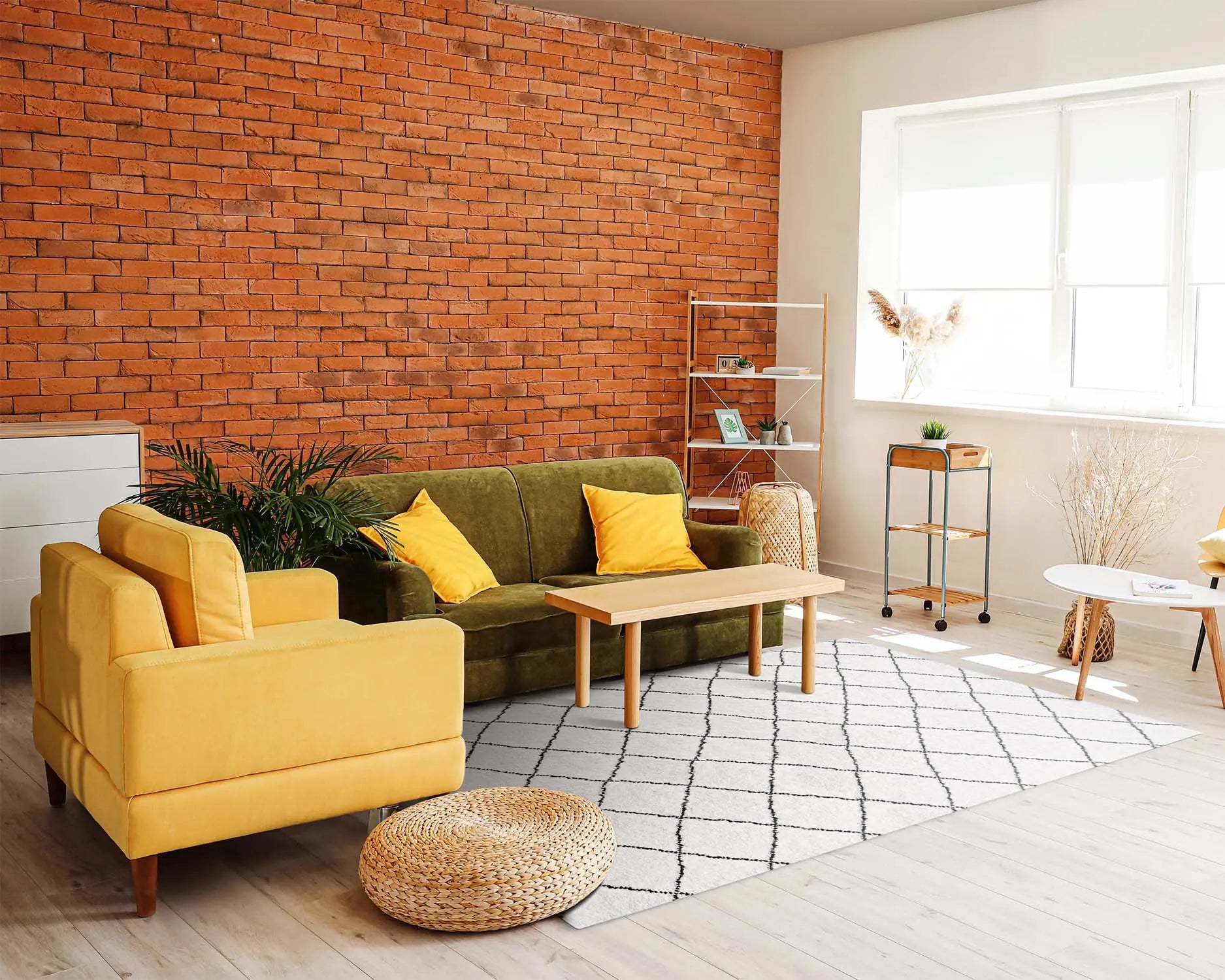 Alfombra Vinílica - Modelo Sahara  - Varias Medidas Disponibles Home & Living