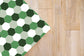 Alfombra Vinílica Mosaico Hexágonos Tono Verde freeshipping - Home and Living