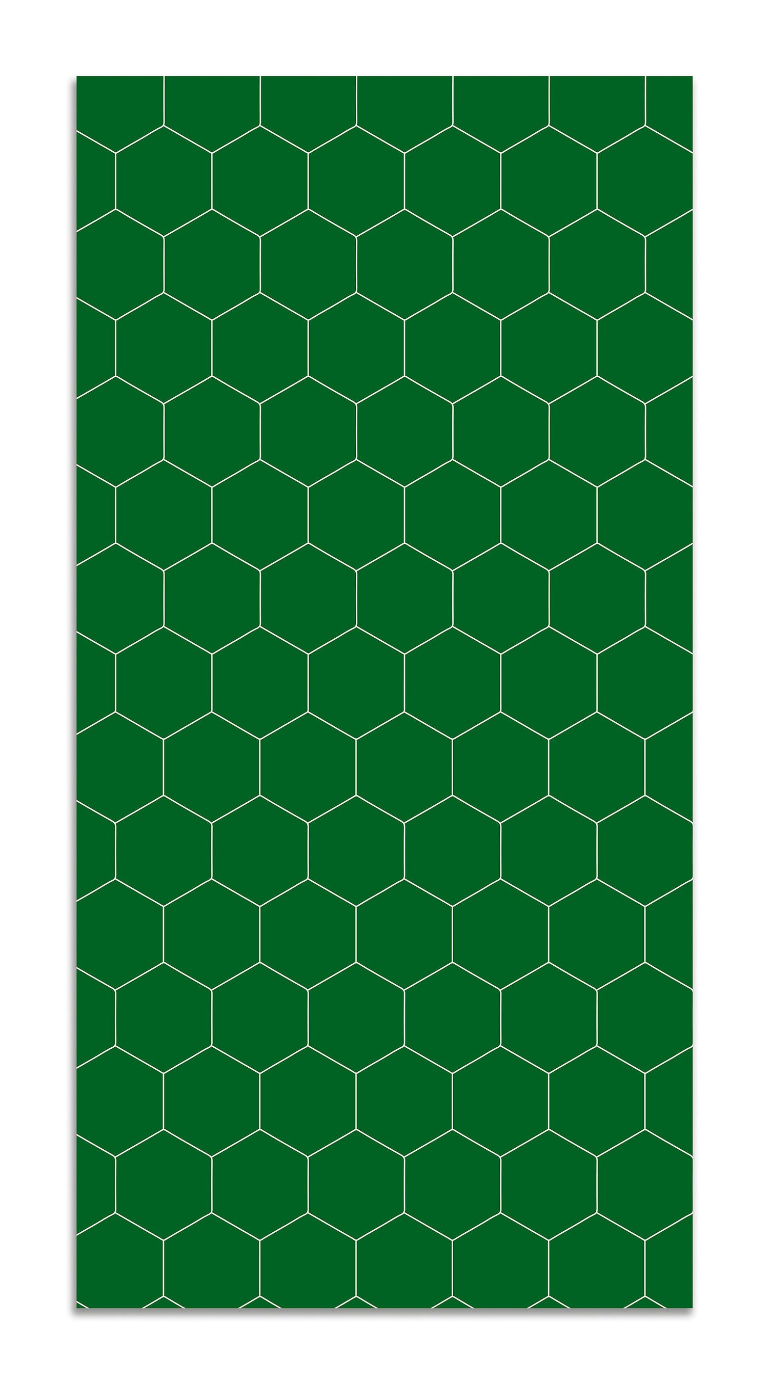 Alfombra Vinílica Mosaico Hexágonos Verde Home & Living 