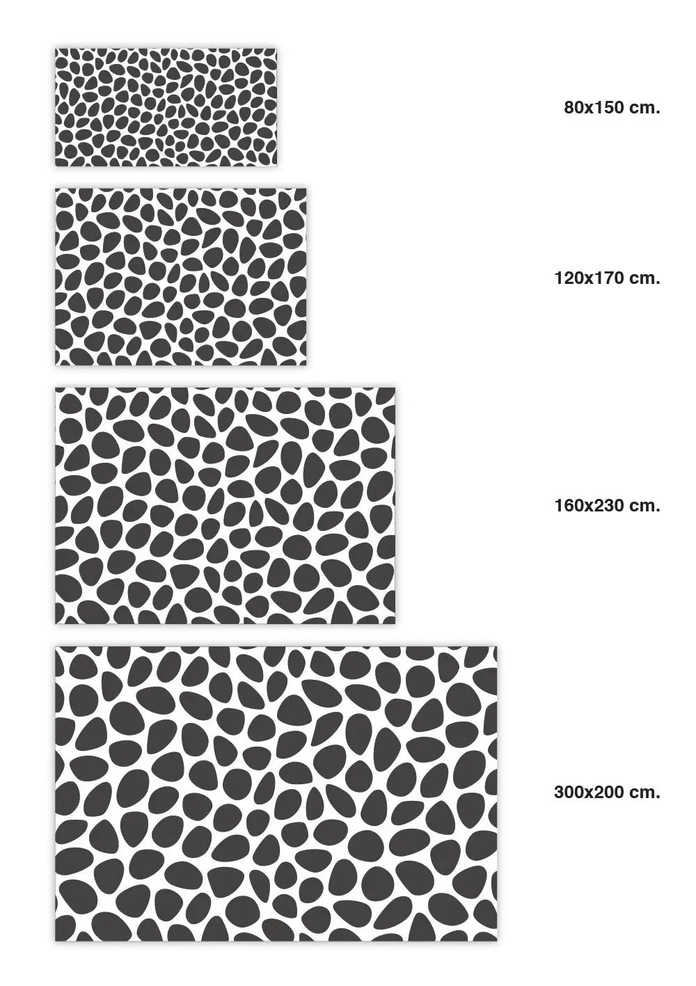 Alfombra Vinílica Patrón Empedrado Gris freeshipping - Home and Living