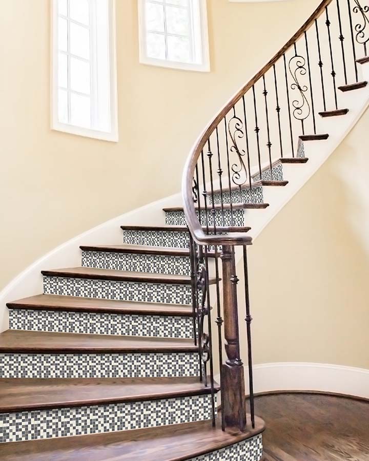 Azulejo Adhesivo Cuadrado Gris Home & Living 