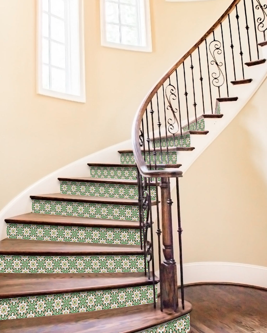 Azulejo Adhesivo Oriental Verde Home & Living 