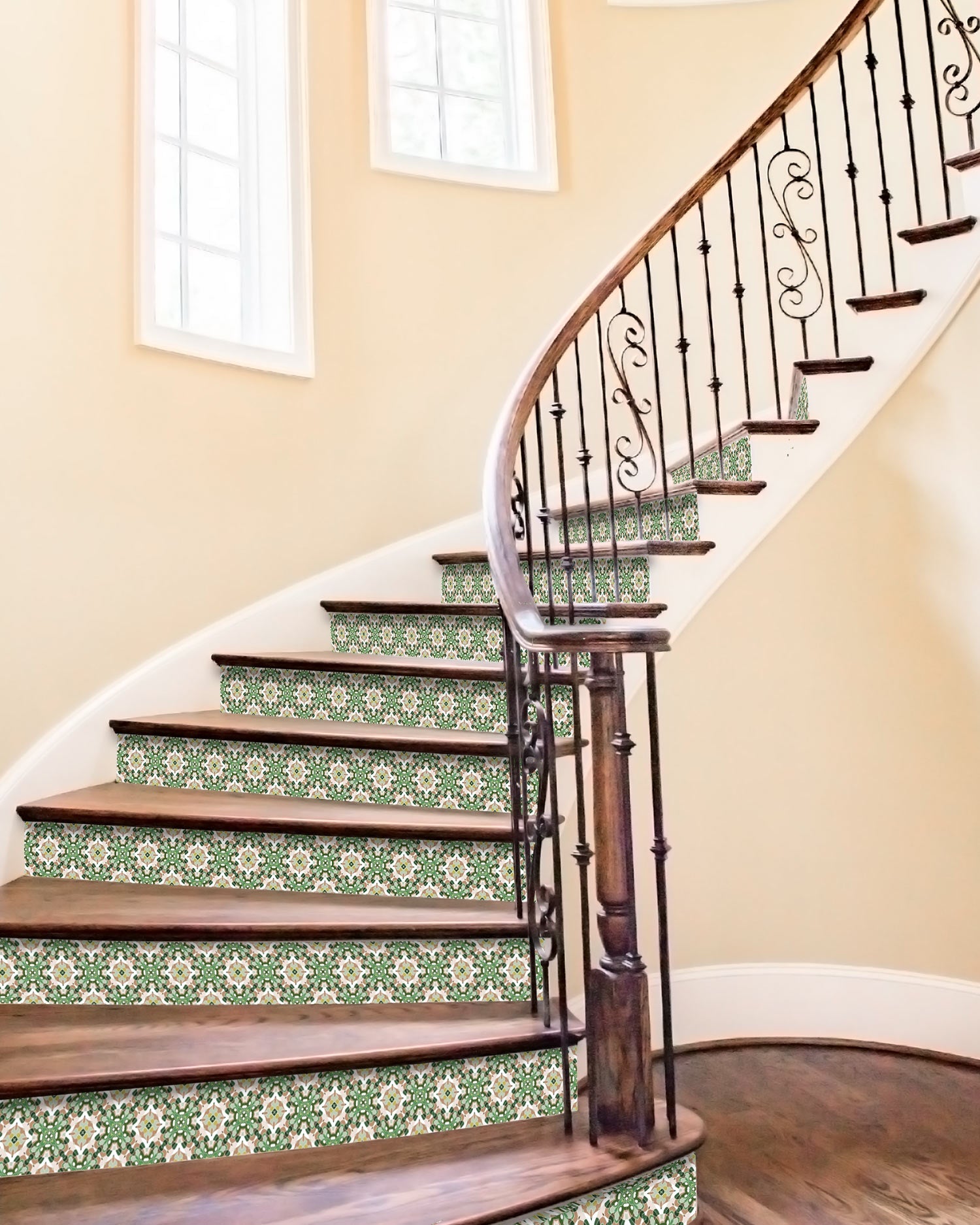 Azulejo Adhesivo Oriental Verde Home & Living 