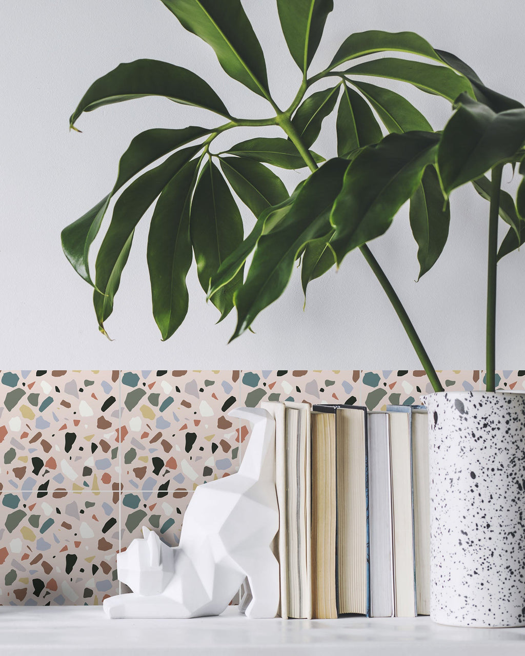 Azulejo Adhesivo Piedras Colores Rosa Home & Living 