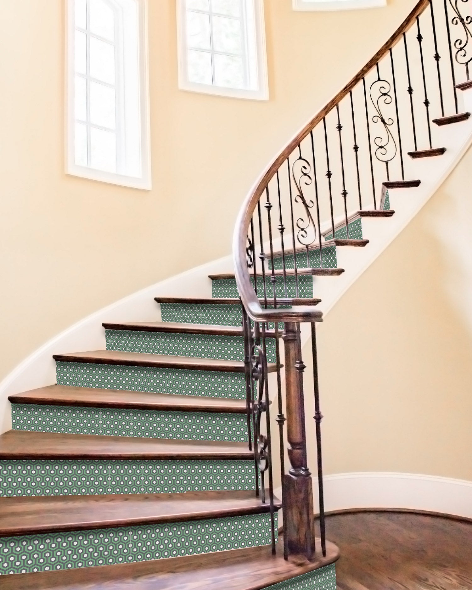 Azulejo Adhesivo Resplandor Verde Home & Living 