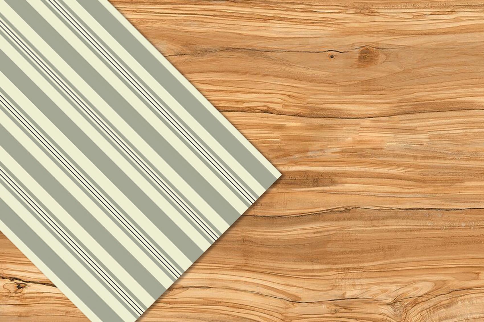 Camino de Mesa Vinílico Líneas Azules Home & Living 