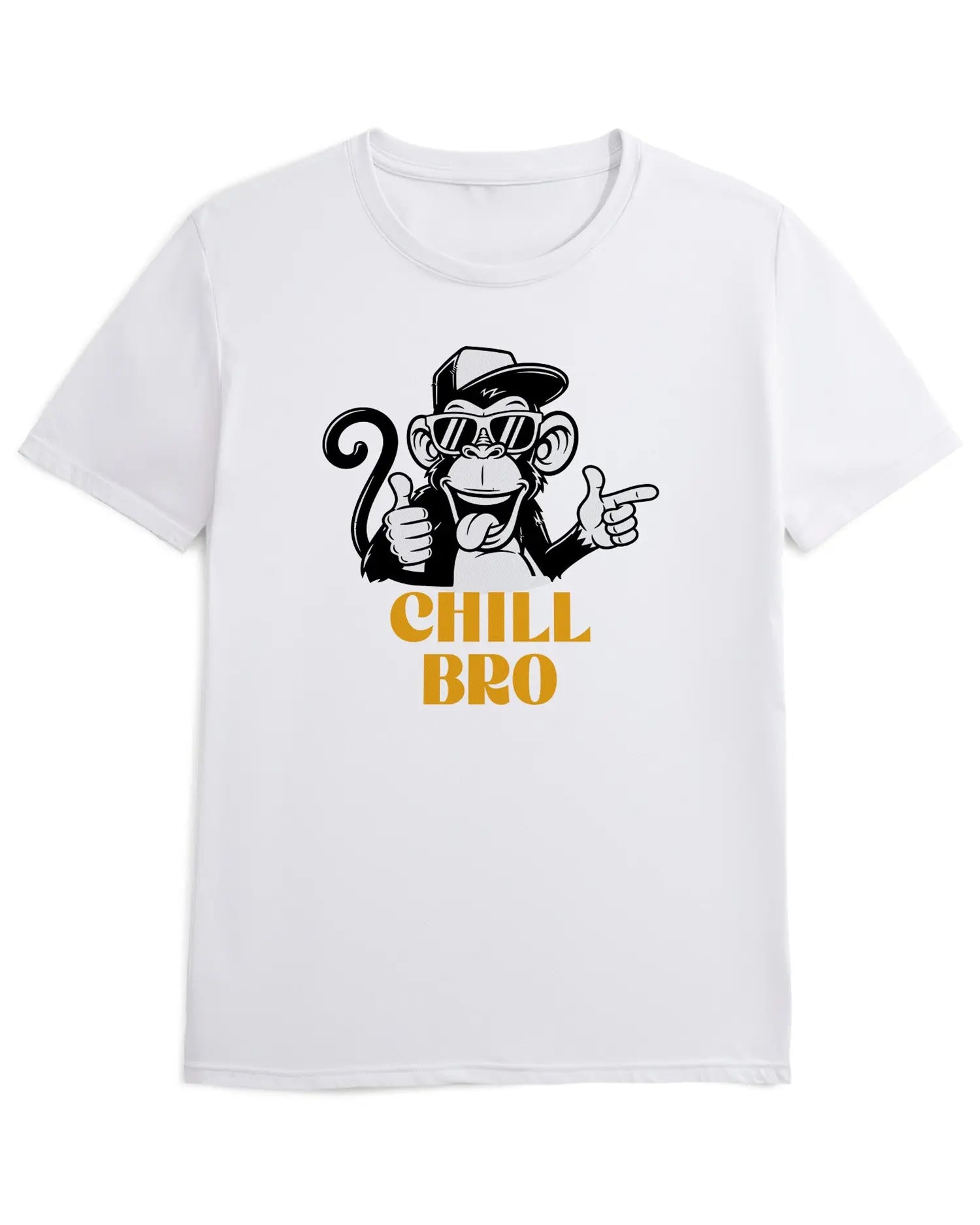 Camiseta de Manga Corta -  Chill Bro  - 100% Algodón Home & Living