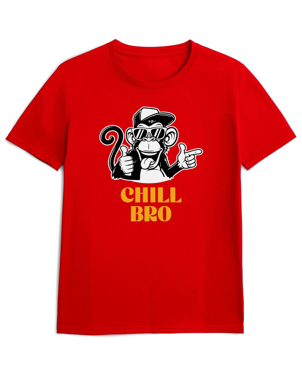 Camiseta de Manga Corta -  Chill Bro  - 100% Algodón Home & Living