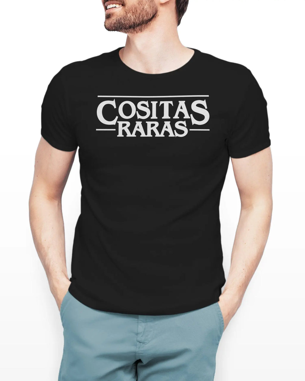 Camiseta de Manga Corta -  Cosicas Raras  - 100% Algodón Home & Living