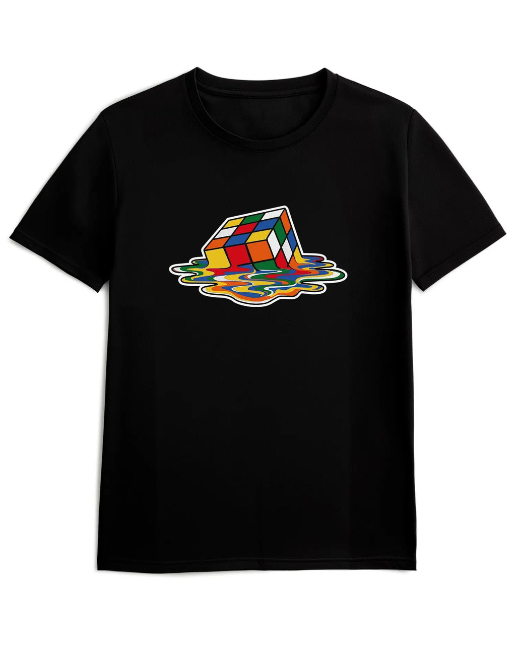 Camiseta de Manga Corta -  Cubo de Rubik  - 100% Algodón Home & Living