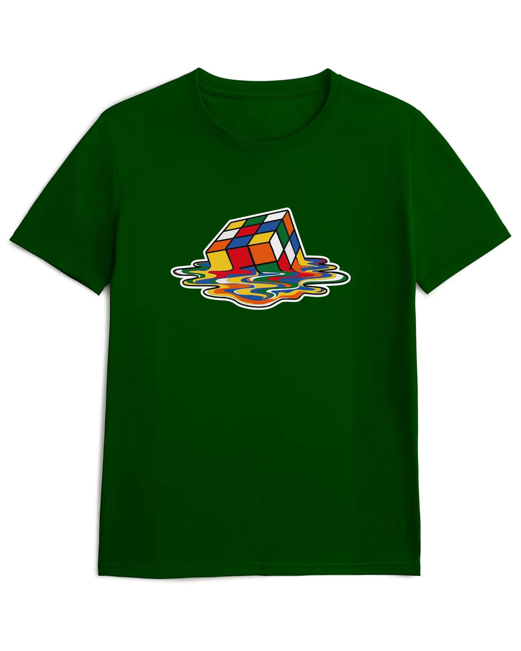 Camiseta de Manga Corta -  Cubo de Rubik  - 100% Algodón Home & Living