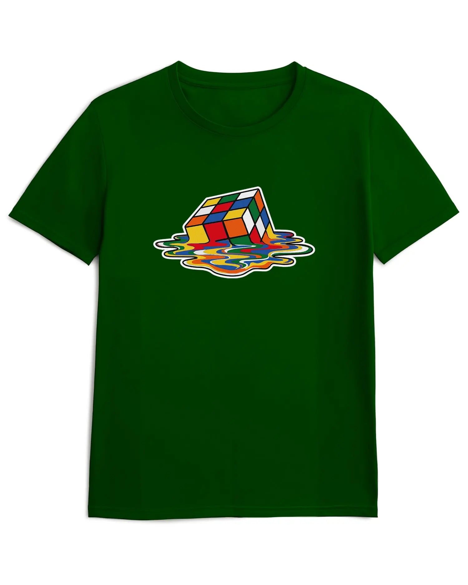 Camiseta de Manga Corta -  Cubo de Rubik  - 100% Algodón Home & Living